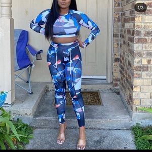 2 piece set multi color